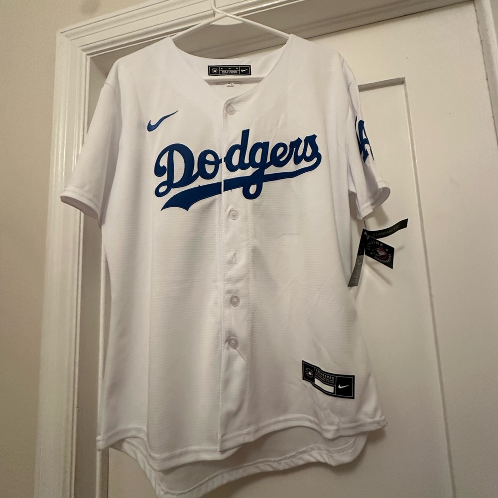 BRAND NEW: Nike Dodgers Jackie Robinson White Jersey